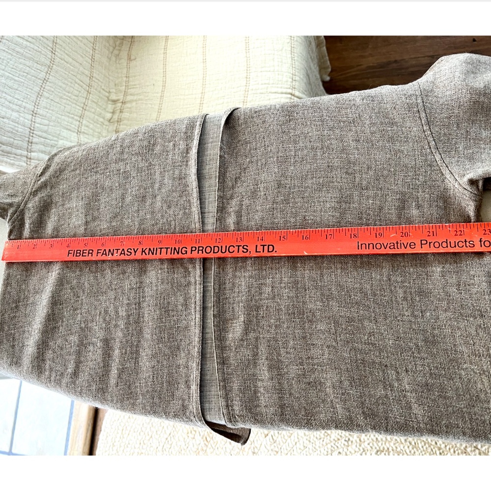 Vintage ZORAN 100% Light Weight Wool Minimalist Over Shirt Open Jacket- O/S - Picture 6 of 8